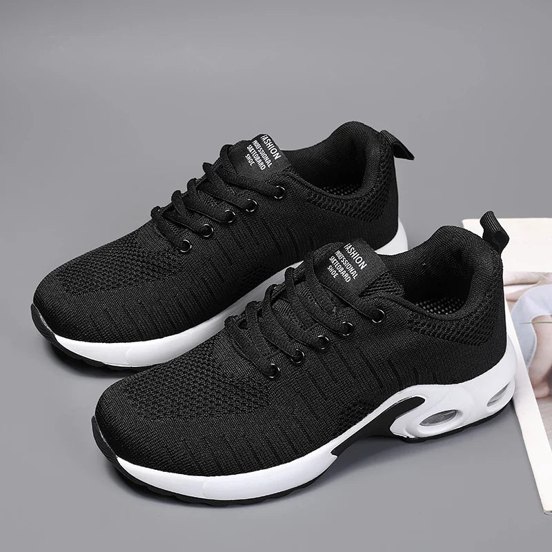 New Trend Women's Air Cushioning Casual Sneakers Breathable Autumn Spring Office Lady Work Walking Girls Students Sports Shoes