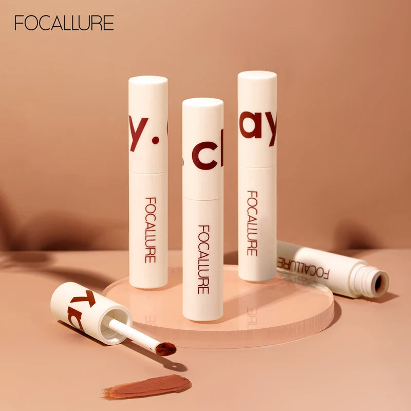 FOCALLURE Matte Lipstick Velvet Mist Lip Clay Not Dry Lip Cream 25 Color Nude Lip Stick Waterpoof Lip Cosmetic Makeup Wholesale