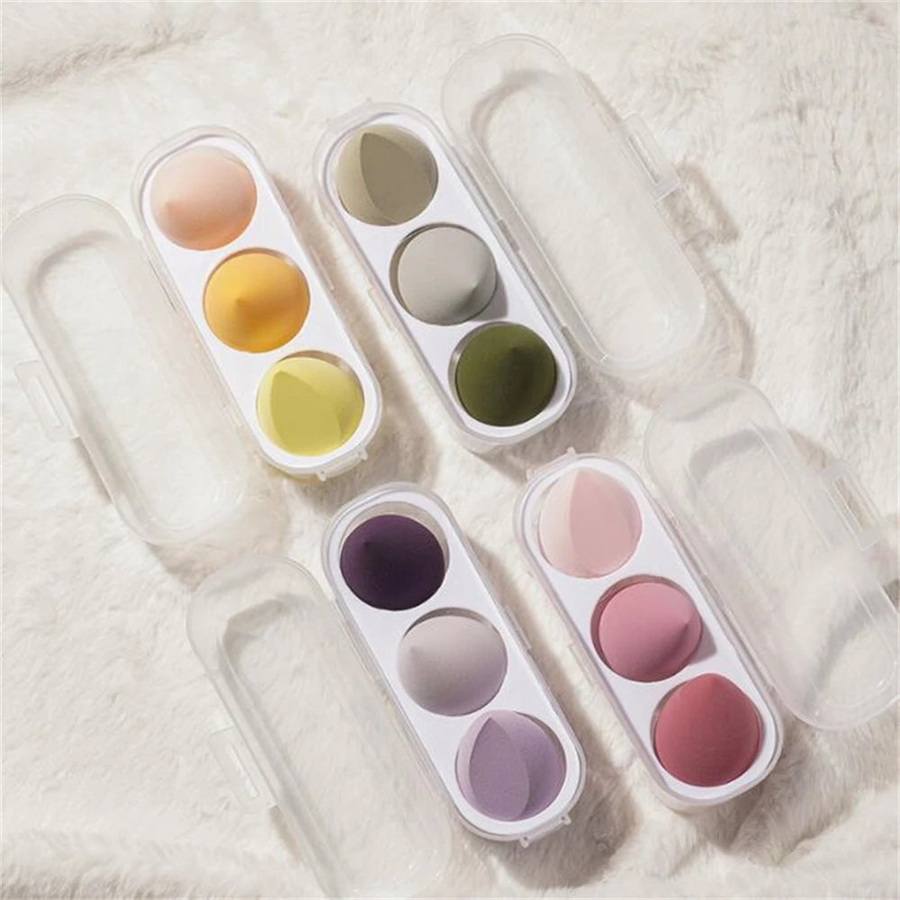 3/4pcs Makeup Sponge Blender Beauty Egg Cosmetic Puff Foundation Sponges Powder Puffs Women Make Up Accessories Beauty Tools