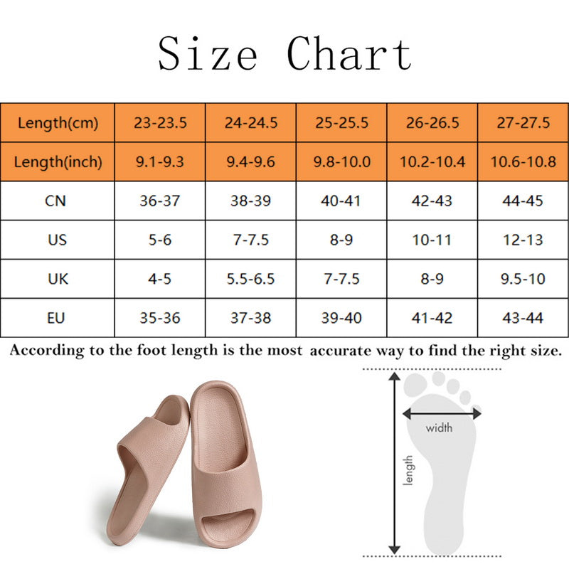 Men Sandals Flip Flops Women Slippers Solid Color Simple Non-Slip Soft Sole Slides Shower Slippers Outdoor Couple Shoes Sandals