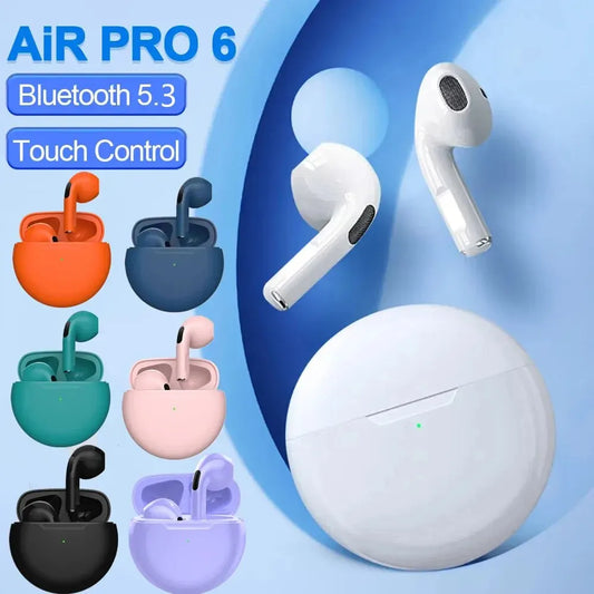 Auricolare Bluetooth wireless originale Air Pro 6 TWS 5