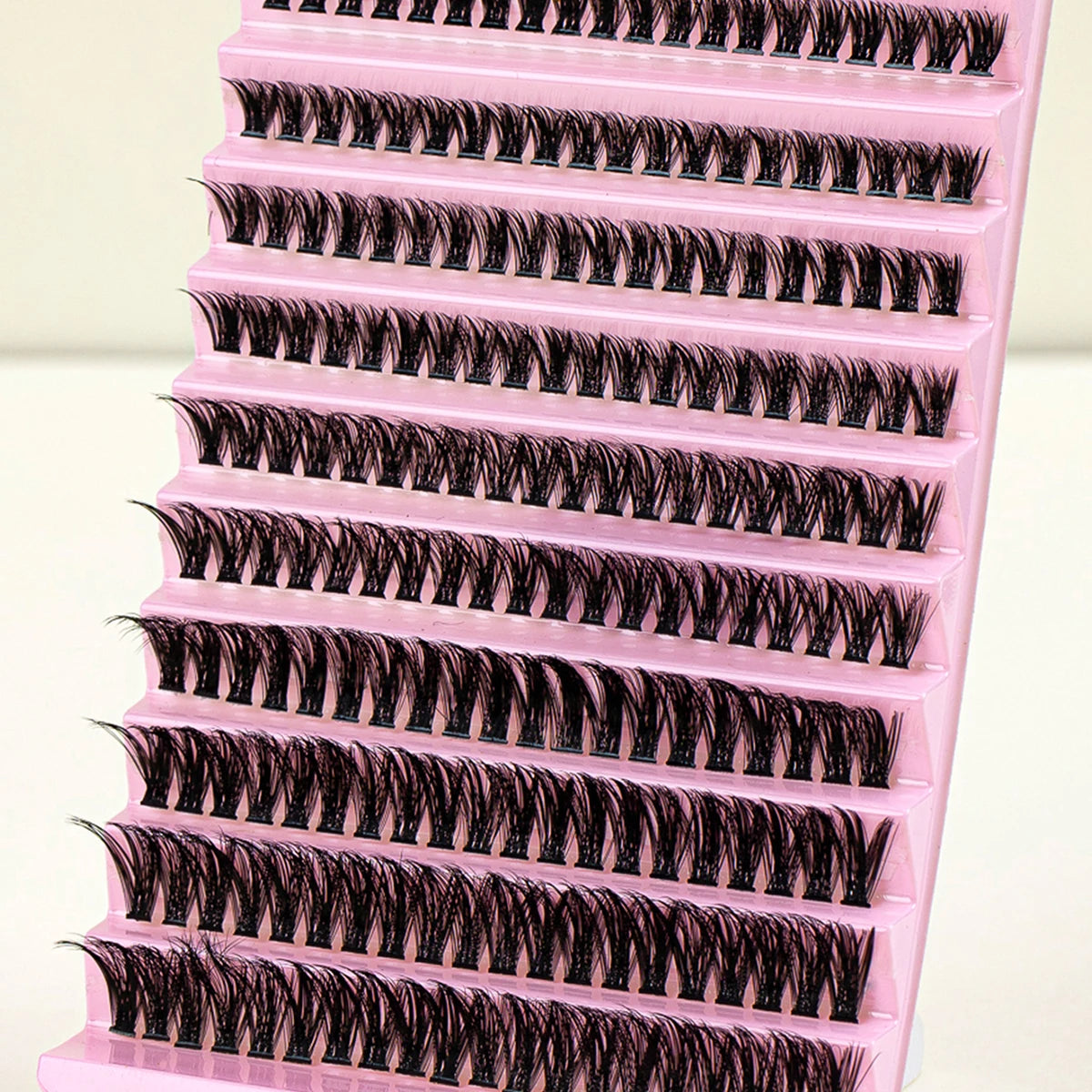 DIY Eyelash Extension Kit 200pcs Individual Lashes Cluster D Curl, 8-16mm Mix Lash Clusters with Lash Bond and Seal and Lash App