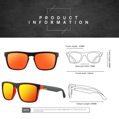 Fashion Square Vintage Polarized Sunglasses Men Women Retro Driving Fishing Luxury Brand Designer Sun Glasses UV400 Eyewear ochiali