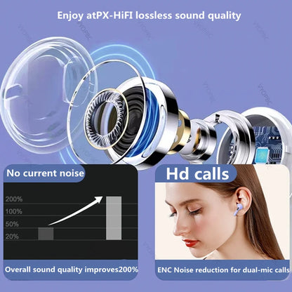 K.S NEW Original Air Pro 6 TWS Wireless Headphones Fone Bluetooth Earphones Mic Pods In Ear Earbuds Earbuds sport Headset For Xiaomi