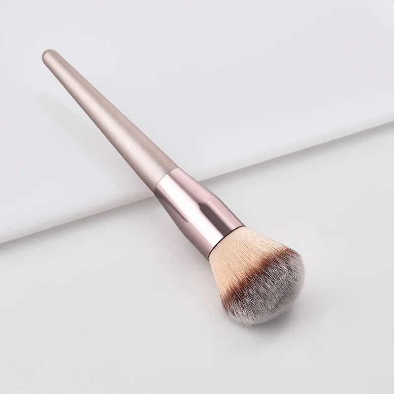 Hot Champagne Makeup Brushes Set for Women Cosmetic Foundation Powder Blush Eyeshadow Kabuki Blending Make Up Brush Beauty Tools