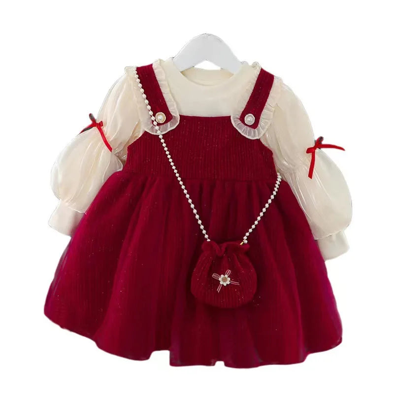 2024 new autumn spring   1-4y red