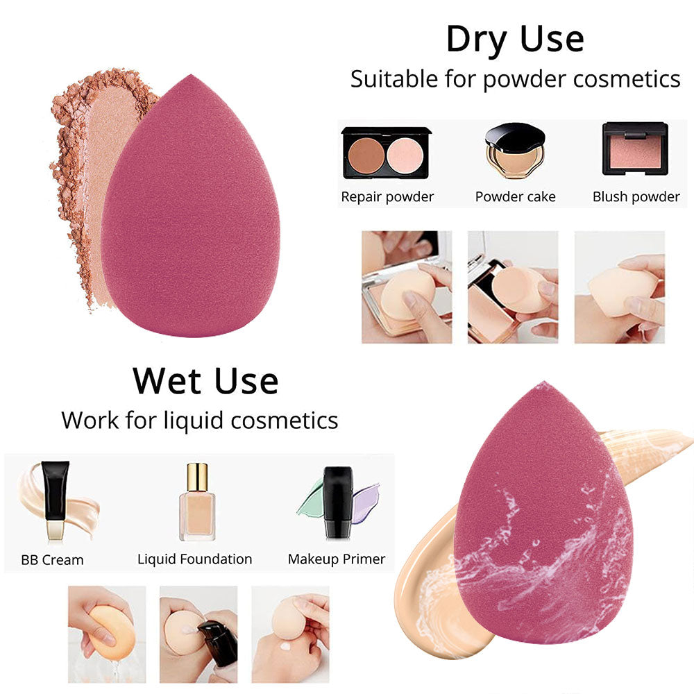 3/4pcs Makeup Sponge Blender Beauty Egg Cosmetic Puff Foundation Sponges Powder Puffs Women Make Up Accessories Beauty Tools