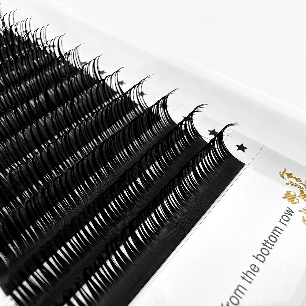 Abonnie Wet Spikes Lashes Extensions Flat Classic Eyelashes  New Type Eyelashes for Eye Beauty