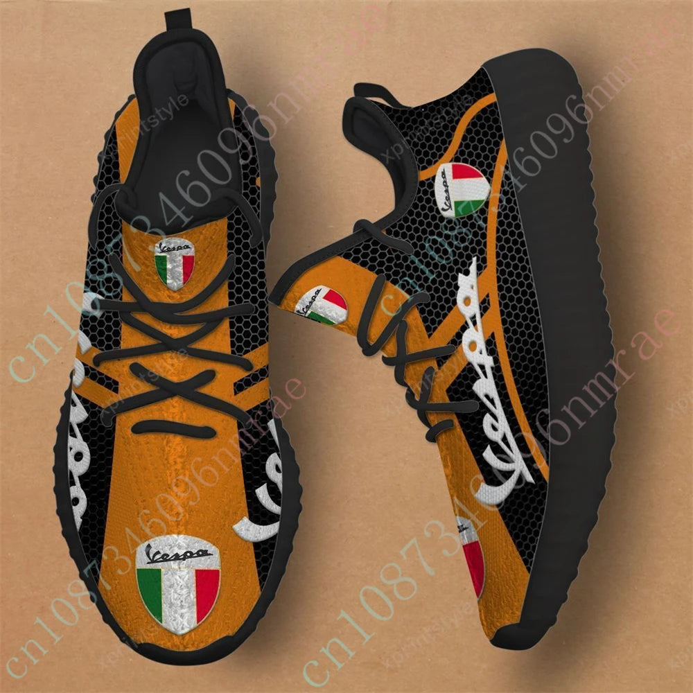 Vespa Sports Shoes For Men Lightweight Male Sneakers Big Size Men's Sneakers Unisex Tennis Casual Running Shoes Custom Logo