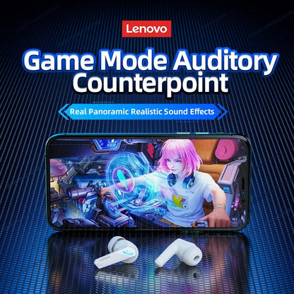 Lenovo GM2 Pro Auricolari Bluetooth 5.3 Auricolari sportivi Wireless In-Ear Gaming Cuffie musicali dual mode a bassa latenza Nuovo