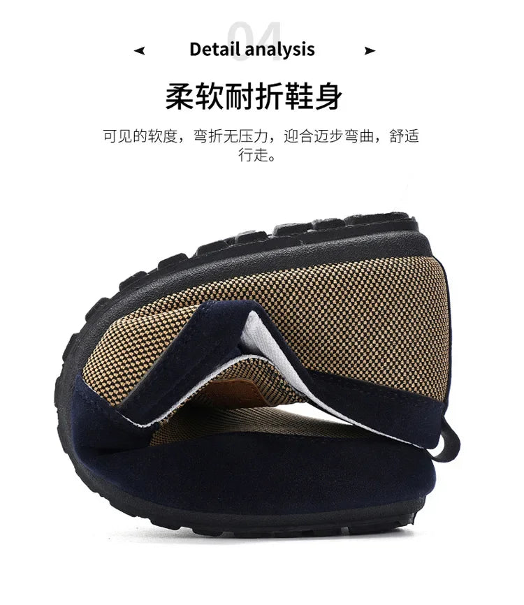 Slip on Loafers Mens Casual Shoes Plus Size Breathable Driving Shoes Office Walking Flats Non Slip Moccasins House Slippers