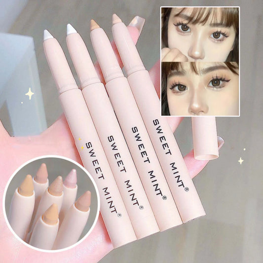 Glitter Lying Silkworm Highlighter Pencil Longlasting Brightening Eyes Corner Pearlescent White Eyeshadow Pen Shiny Eye Cosmetic