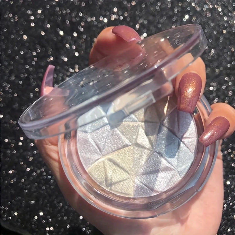 Makeup Highlighter Palette Bronzer Highlight Shimmer Glitter Face Ultra-concentrated Illuminator Body Glitter Brighten Skin