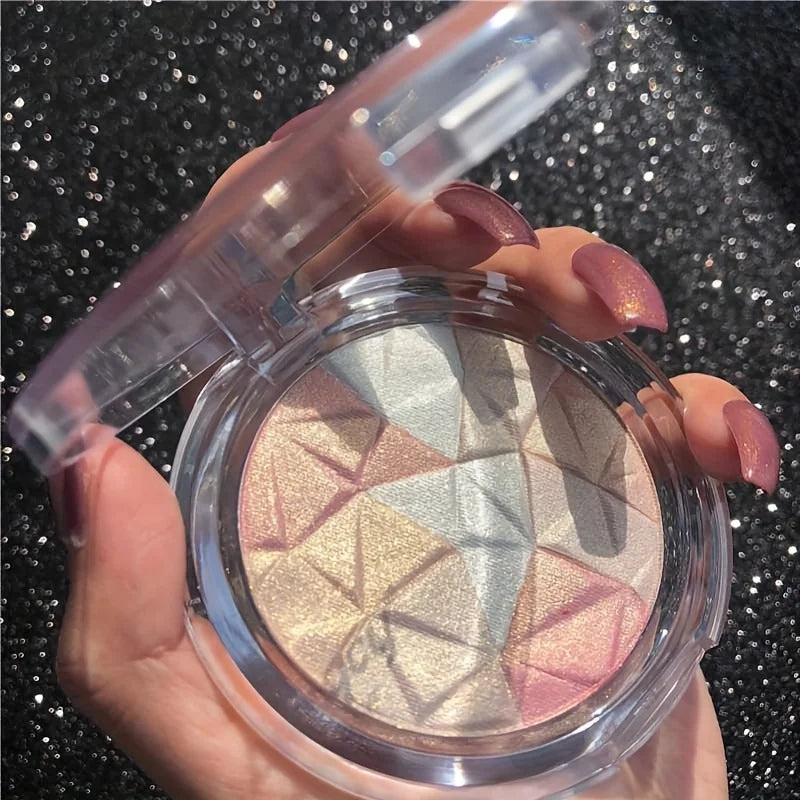 Makeup Highlighter Palette Bronzer Highlight Shimmer Glitter Face Ultra-concentrated Illuminator Body Glitter Brighten Skin