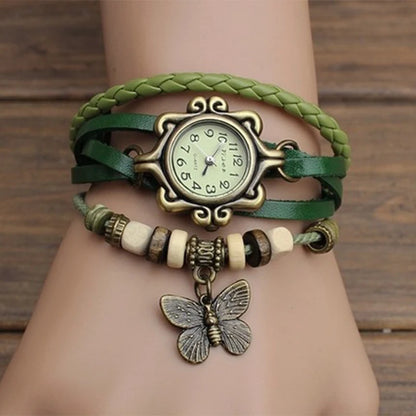 Women Watch Leather Wrapped Bracelet Women Quartz Wristwatch Ladies Clock Gift Watch relojes de mujer