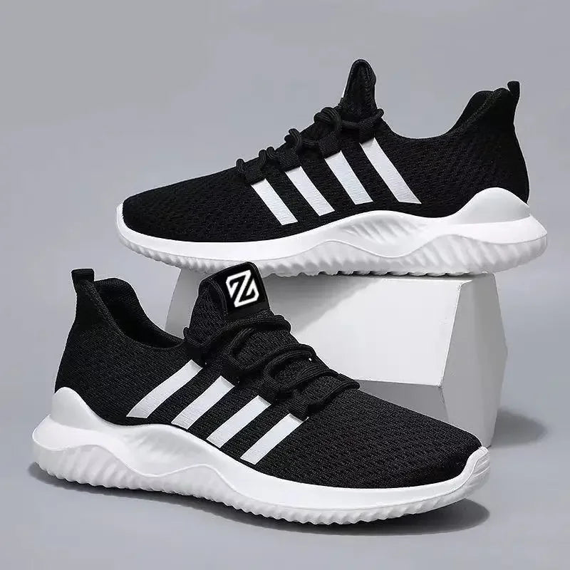 Men Sneakers Mesh Breathable Man White Running Tennis Shoe Comfortable Outdoor Sports Shoes for Men Casual Shoes Tenis Masculino