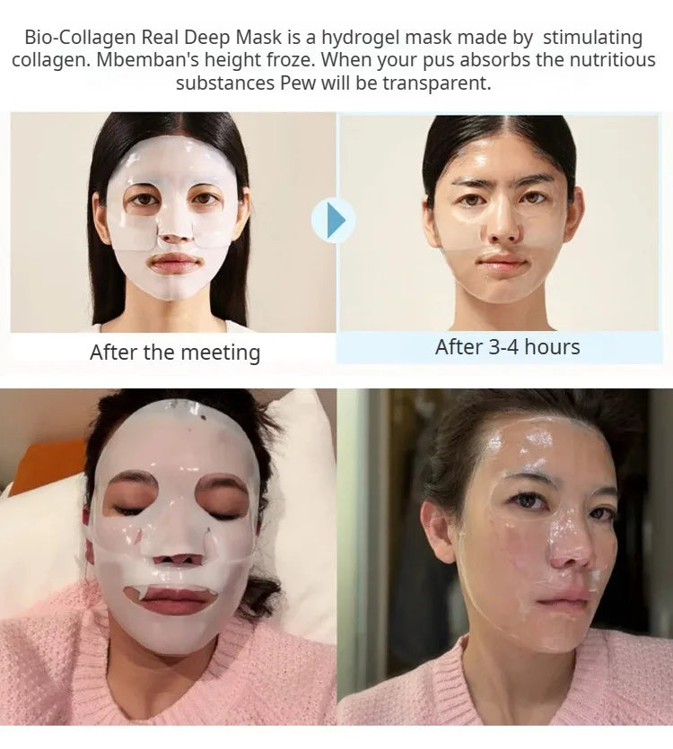 Collagen Mask Face Face Care Repair Barrier Firming Skin Pore Shrinking Anti-Wrinkle Hydrating Skin Care Masks