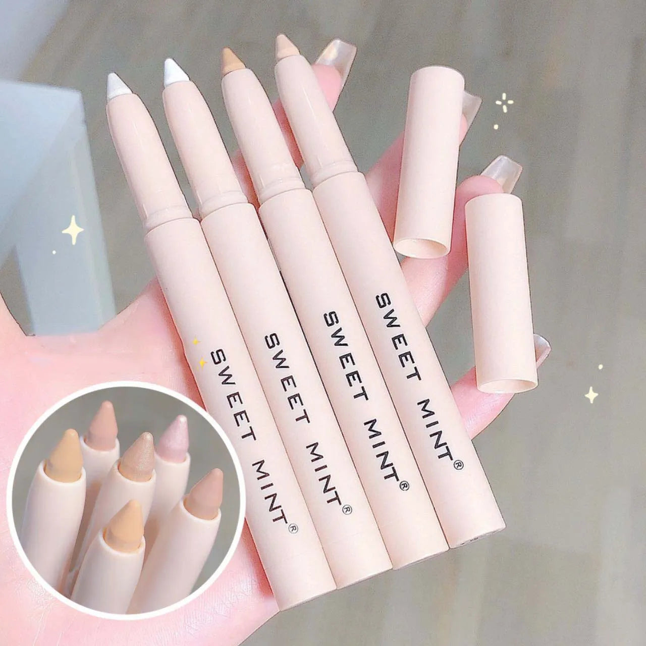 Glitter Lying Silkworm Highlighter Pencil Longlasting Brightening Eyes Corner Pearlescent White Eyeshadow Pen Shiny Eye Cosmetic