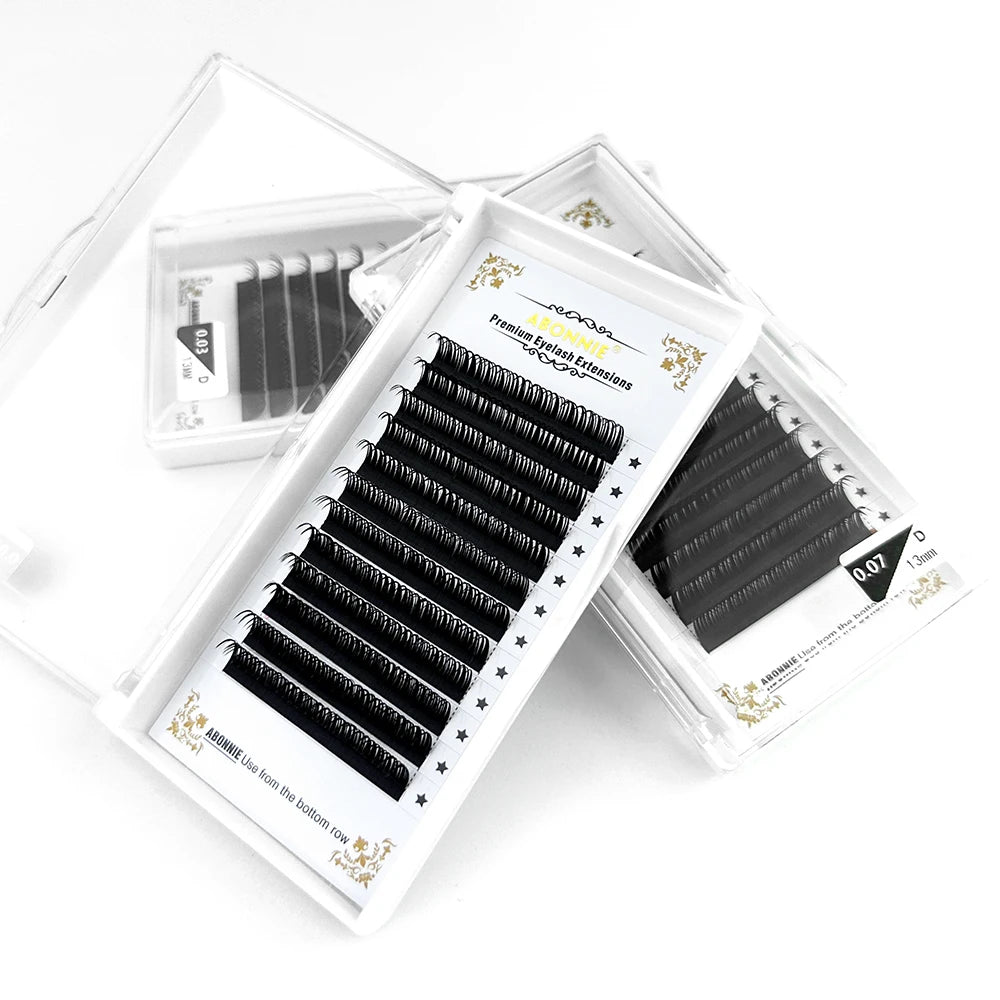 Abonnie Wet Spikes Lashes Extensions Flat Classic Eyelashes  New Type Eyelashes for Eye Beauty