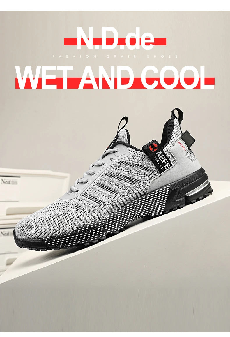 New 2024 Men Running Shoes Breathable Outdoor Sports Shoes Lightweight Sneakers for Men Comfortable Athletic Training Footwear