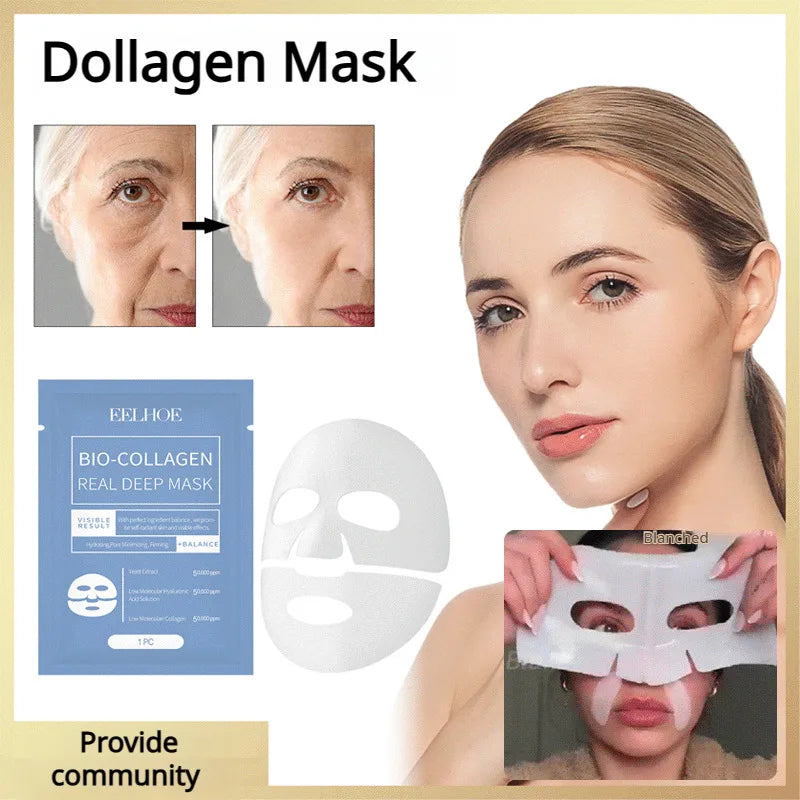 Collagen Mask Face Face Care Repair Barrier Firming Skin Pore Shrinking Anti-Wrinkle Hydrating Skin Care Masks