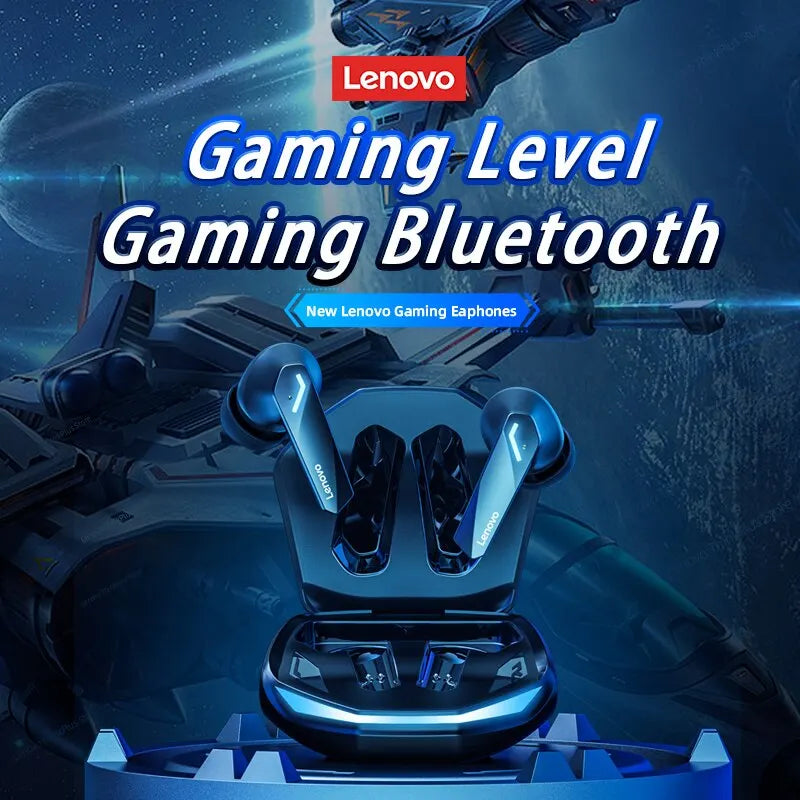 Lenovo GM2 Pro Auricolari Bluetooth 5.3 Auricolari sportivi Wireless In-Ear Gaming Cuffie musicali dual mode a bassa latenza Nuovo