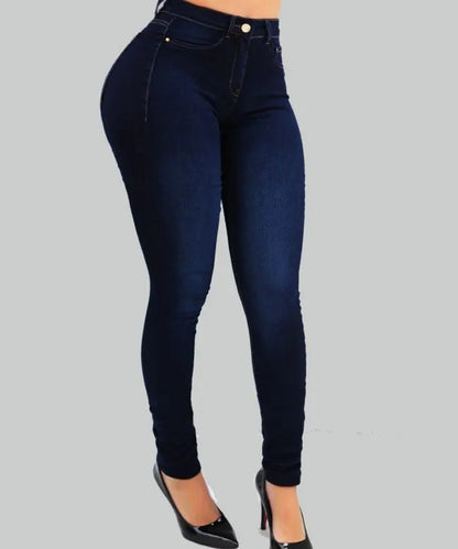 Woman's pure color jeans