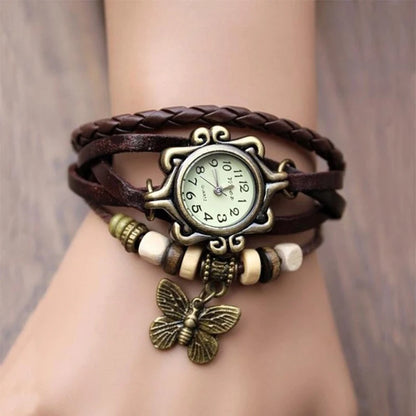 Women Watch Leather Wrapped Bracelet Women Quartz Wristwatch Ladies Clock Gift Watch relojes de mujer