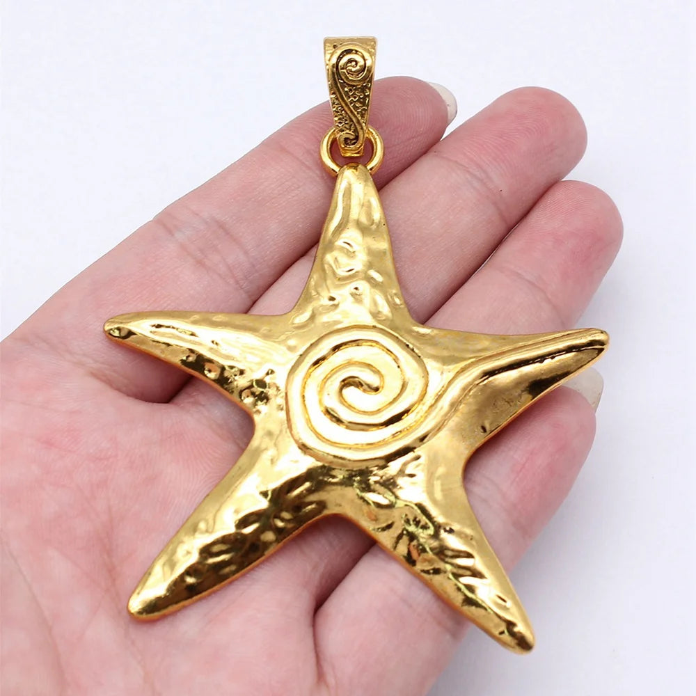 Jewelry Making Starfish Charms Cute Car Accessories 1pcs